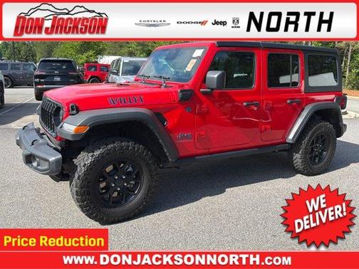 Firecracker Red Clearcoat 2025 Jeep Wrangler 4xe Sport