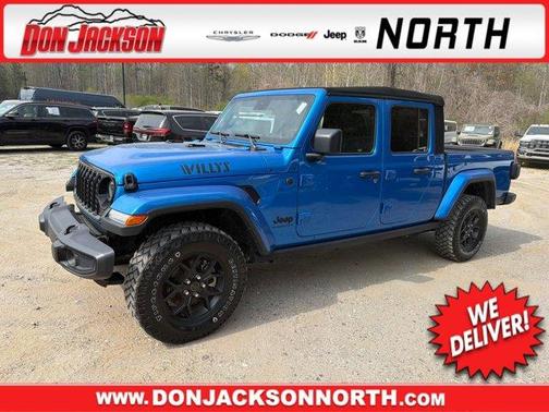 Hydro Blue Pearlcoat 2024 Jeep Gladiator Sport