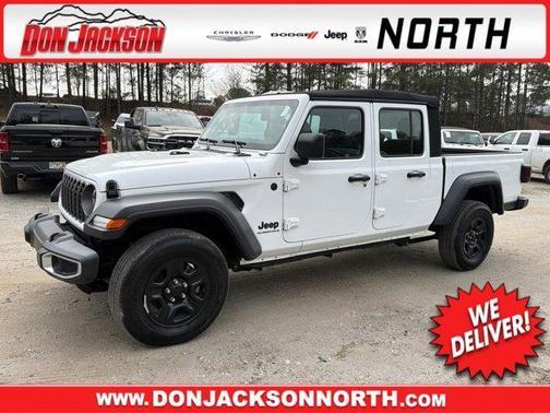 Bright White Clearcoat 2024 Jeep Gladiator Sport