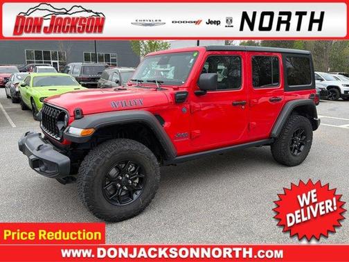 Firecracker Red Clearcoat 2025 Jeep Wrangler 4xe Sport