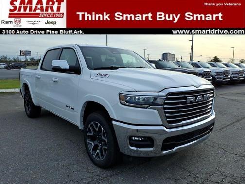 Bright White Clearcoat 2026 RAM 1500 Laramie