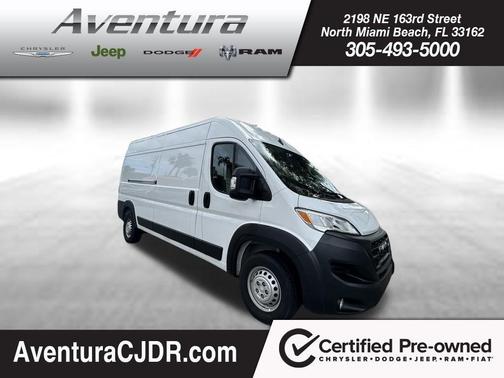 Bright White Clearcoat 2025 RAM ProMaster 2500 High Roof