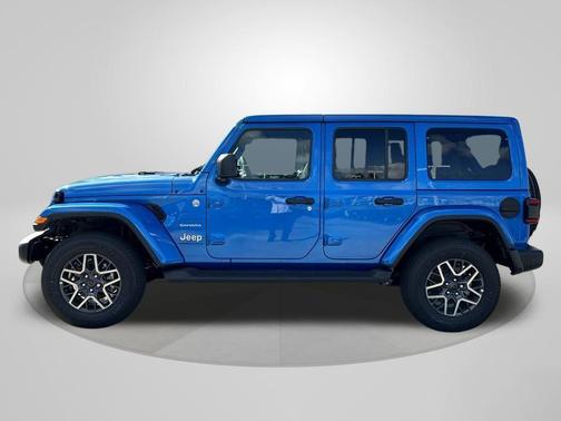 Hydro Blue Pearl 2024 Jeep Wrangler Sahara