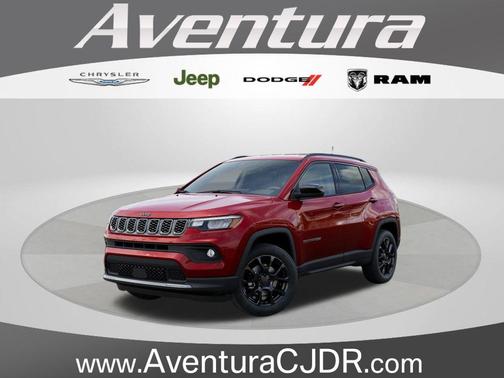 Red 2026 Jeep Compass Latitude