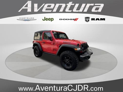 Firecracker Red Clearcoat 2025 Jeep Wrangler Sport
