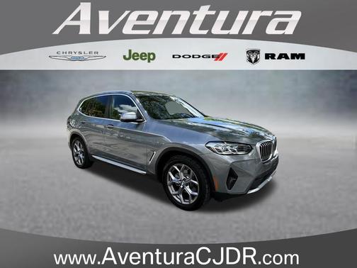 Gray Metallic 2024 BMW X3 sDrive30i