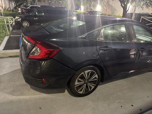 Blue 2017 Honda Civic EX-T