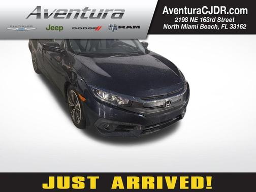Blue 2017 Honda Civic EX-T