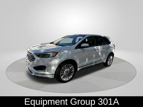 White 2021 Ford Edge Titanium