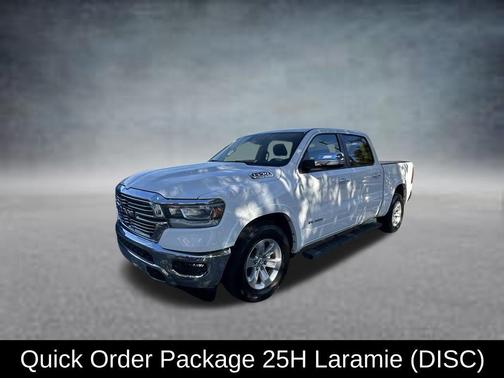 Bright White Clearcoat 2021 RAM 1500 Laramie