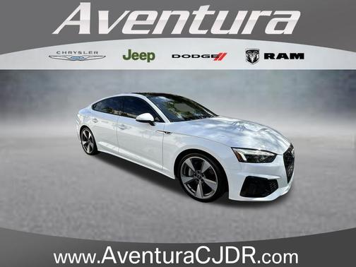 Ibis White 2021 Audi A5 45 S line Premium Plus