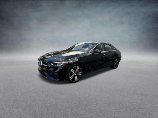 Black 2025 Mercedes-Benz C-Class C 300