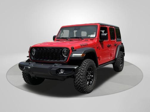 Firecracker Red Clearcoat 2024 Jeep Wrangler Sport