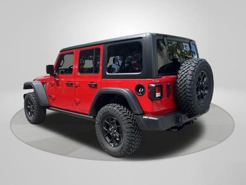Firecracker Red Clearcoat 2024 Jeep Wrangler Sport