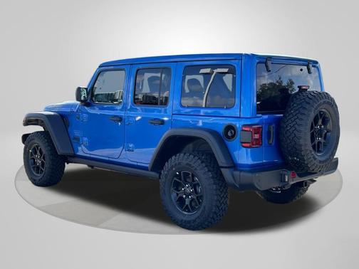 Hydro Blue Pearl 2024 Jeep Wrangler Sport