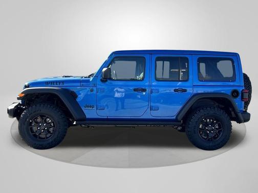 Hydro Blue Pearl 2024 Jeep Wrangler Sport