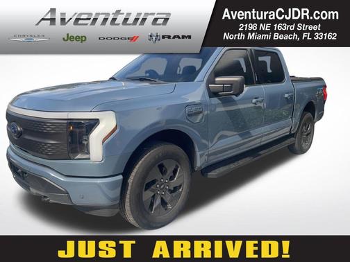 Azure Gray Metallic 2023 Ford F-150 Lightning XLT