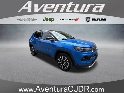 Laser Blue 2022 Jeep Compass Limited