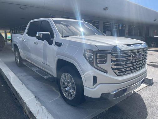 White Frost Tri-Coat 2023 GMC Sierra 1500 Denali