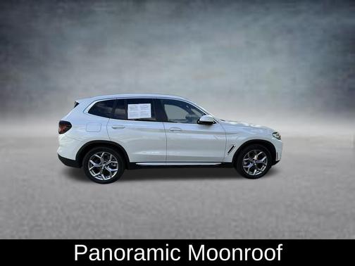 White Metallic 2024 BMW X3 xDrive30i