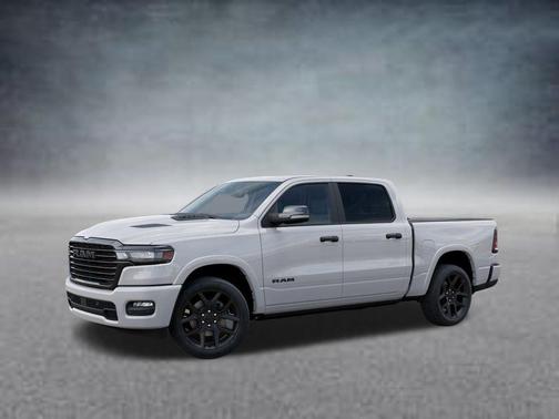 Bright White Clearcoat 2025 RAM 1500 Laramie