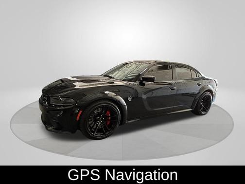 Pitch Black Clearcoat 2022 Dodge Charger SRT Hellcat Widebody