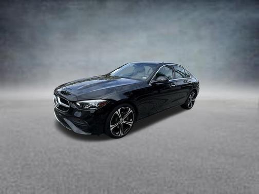 Black 2025 Mercedes-Benz C-Class C 300