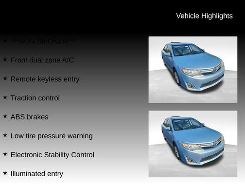 2012 Toyota Camry Hybrid LE