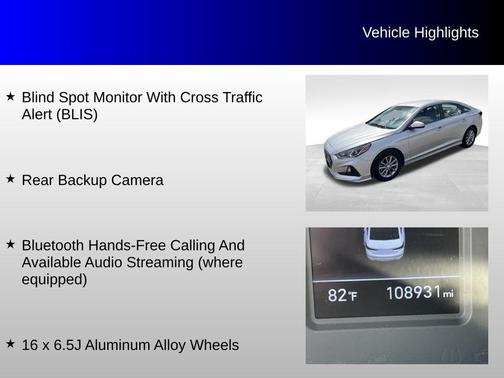 2018 Hyundai SONATA SE