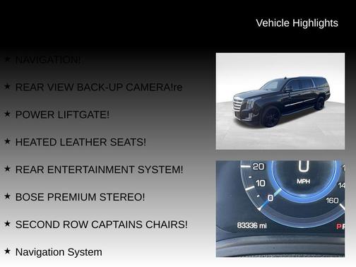 2016 Cadillac Escalade ESV Luxury