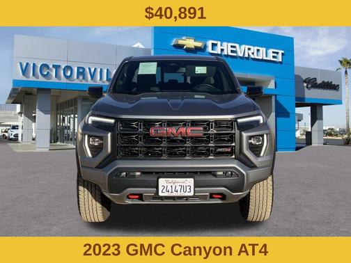 Sterling Metallic 2023 GMC Canyon AT4