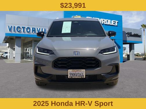 Urban Gray Pearl 2025 Honda HR-V 2WD Sport