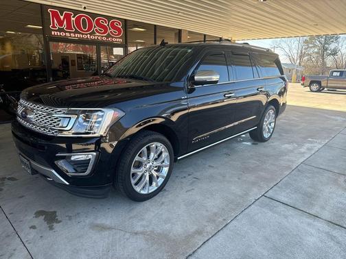 Agate Black Metallic 2019 Ford Expedition Max Platinum