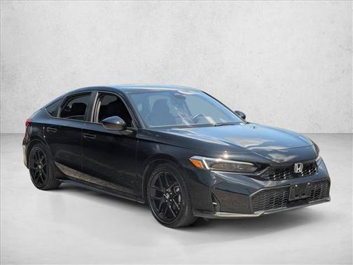 Crystal Black Pearl 2025 Honda Civic Sport