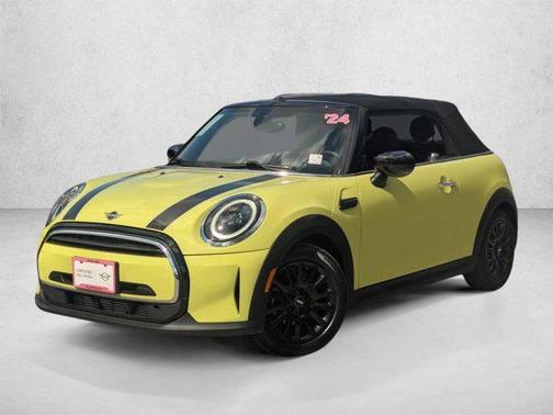 Zesty Yellow 2024 MINI Convertible Cooper