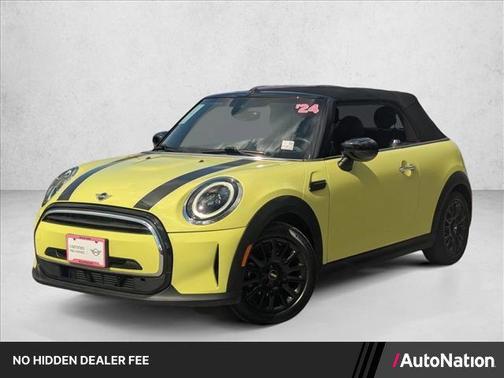 Zesty Yellow 2024 MINI Convertible Cooper