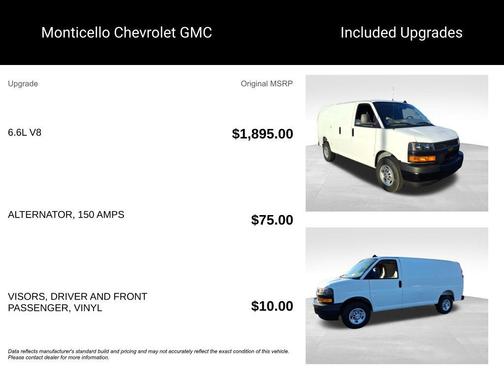 2025 Chevrolet Express 2500 RWD 2500 Regular Wheelbase WT