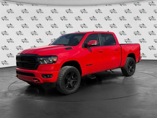 Red 2021 RAM 1500 Big Horn/Lone Star