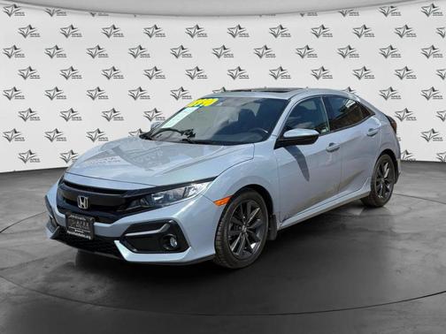 Gray 2021 Honda Civic EX