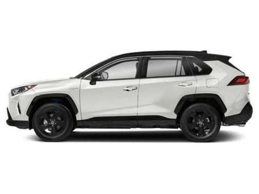 Blizzard Pearl w/Midnight Black Roof 2020 Toyota RAV4 Hybrid SE