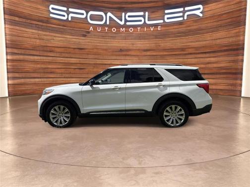 STAR WHITE MET TRI-COAT 2023 Ford Explorer LIMITED