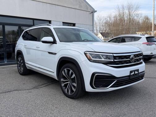 Pure White 2021 Volkswagen Atlas 3.6L SEL