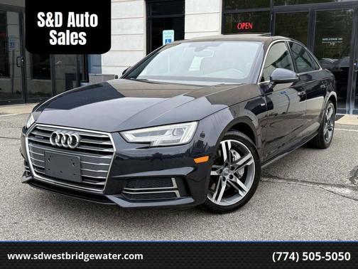 Blue 2017 Audi A4 2.0T Premium Plus