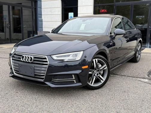 Blue 2017 Audi A4 2.0T Premium Plus