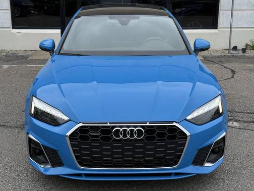 Blue 2021 Audi A5 Sportback 45 S Line Premium Plus