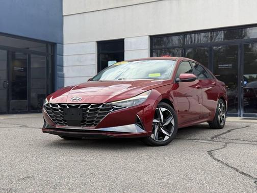 Ultimate Red 2023 Hyundai ELANTRA HEV Limited