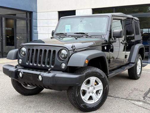 Black Clearcoat 2016 Jeep Wrangler Unlimited Sport