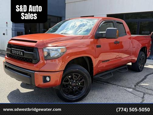 Orange 2015 Toyota Tundra SR5