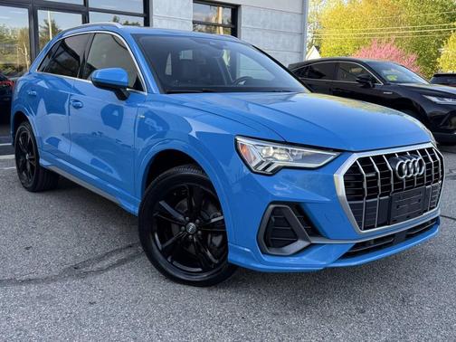 Turbo Blue 2020 Audi Q3 45 S line Premium Plus