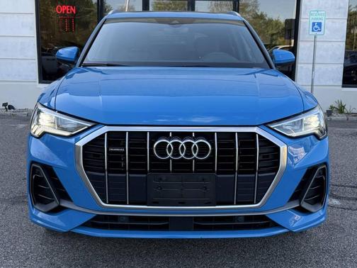 Turbo Blue 2020 Audi Q3 45 S line Premium Plus